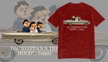 Load image into Gallery viewer, &quot;STEPPA&#39;S N THE HOOD&quot; Tee (Maroon)
